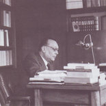 Francesco Barone nel suo studio